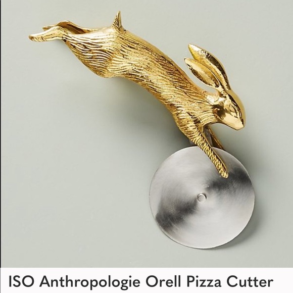 FOUND!!!ANTHROPOLOGIE orelle rabbit pizza cutter - Picture 2 of 4
